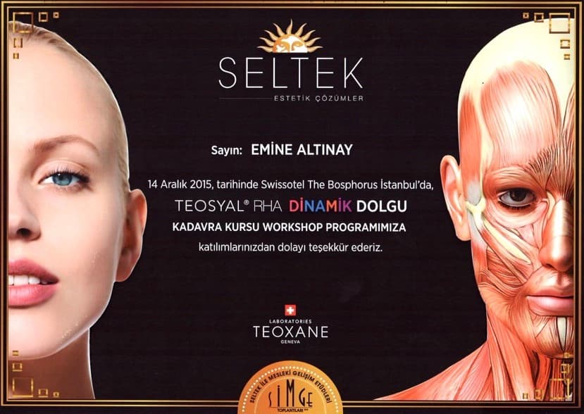 Dr. Emine Altınay Medikal Eğitim Sertifikası 11